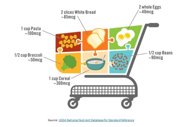 Folic Acid in Your Shopping Cart