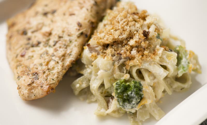 Baked Mushroom Broccoli Stroganoff Recipe