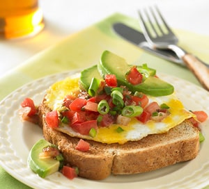 Southwestern Whole Grain Egg Sandwich Recipe