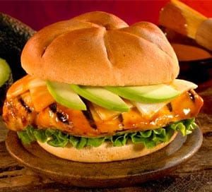 Cheesy Chipotle Chicken Sandwiches Recipe