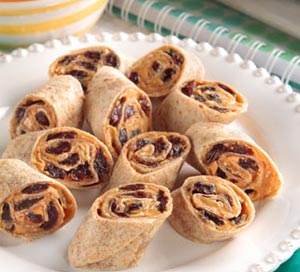 Peanut Butter Roll Ups Recipe