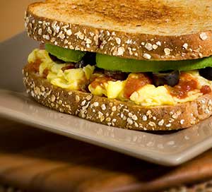 Southwestern Breakfast Sandwich Recipe