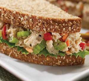 Tuna Veggie Sandwiches