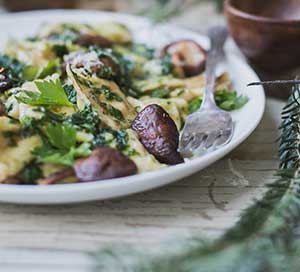 Celeriac And Chevre Fennel Agnolotti