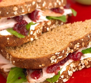 Cranberry Turkey With Arugula Sandwiches Recipe