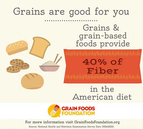Grains and Fiber Infographic