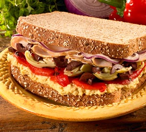 Mediterranean Turkey Sandwich