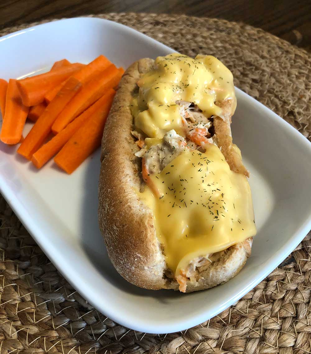 Tuna Salad Melt “Boats” Grain Foods Foundation