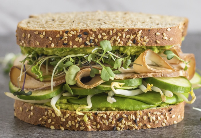 Turkey Green Goddess Sandwich