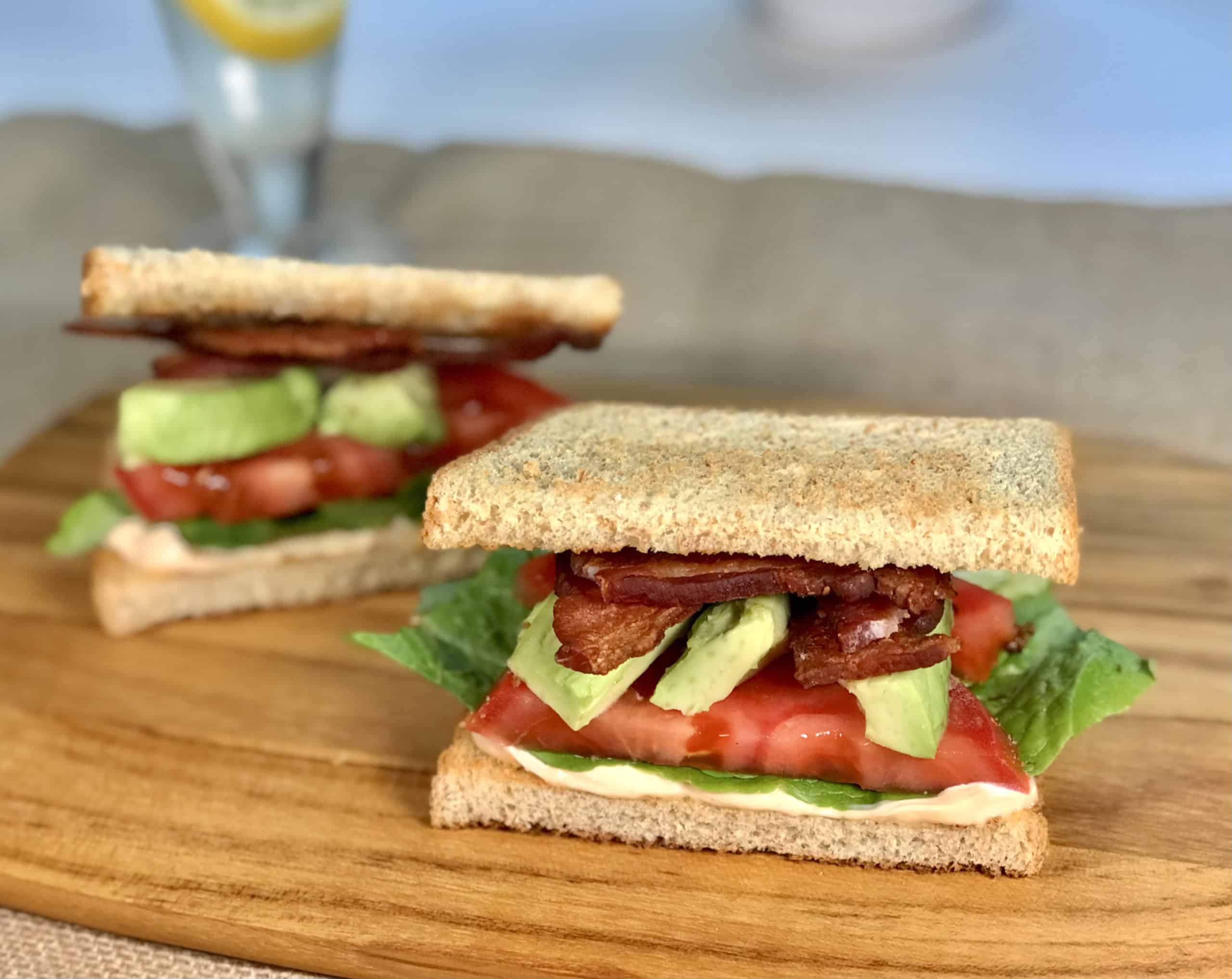 Spicy BLT Sandwich with Avocado