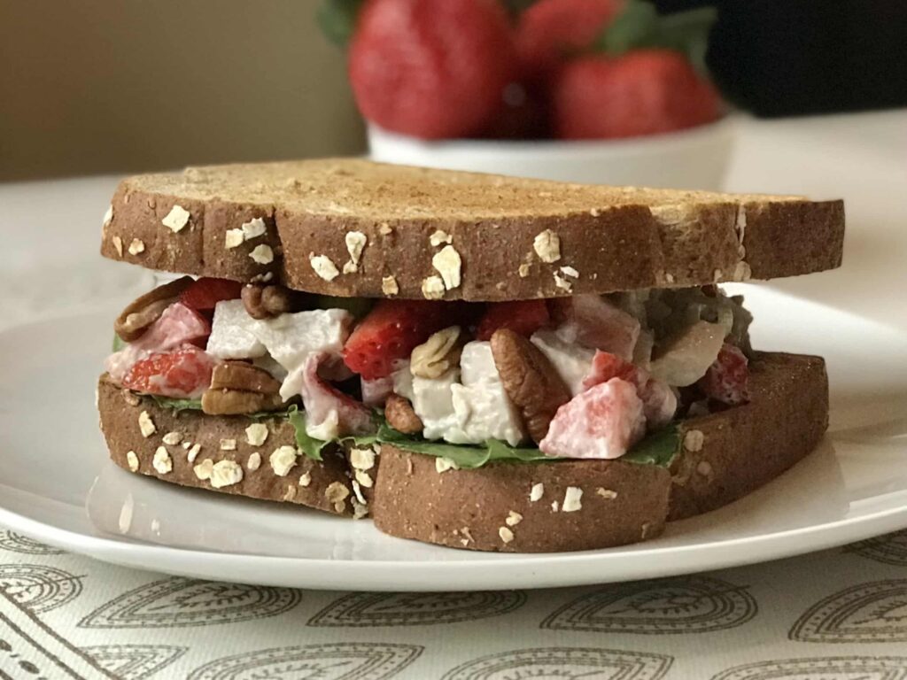 Balsamic Berry and Turkey Salad Sandwiches