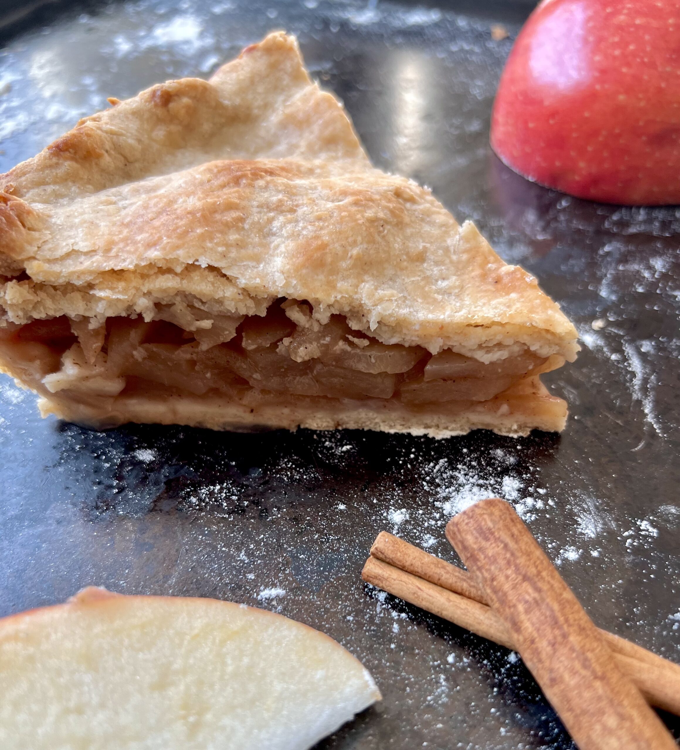 Braeburn Apple Pie with Cinnamon-Infused Crust