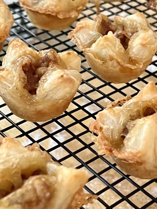 Brie and Walnut Tartlets