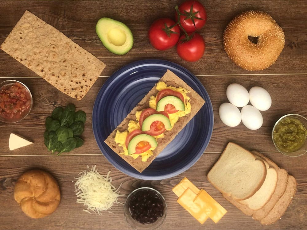 Black Bean Breakfast Flatbread