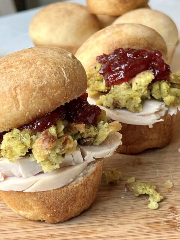 Thanksgiving Leftovers Turkey Sliders