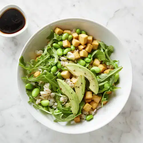 Edamame Barley Bowl