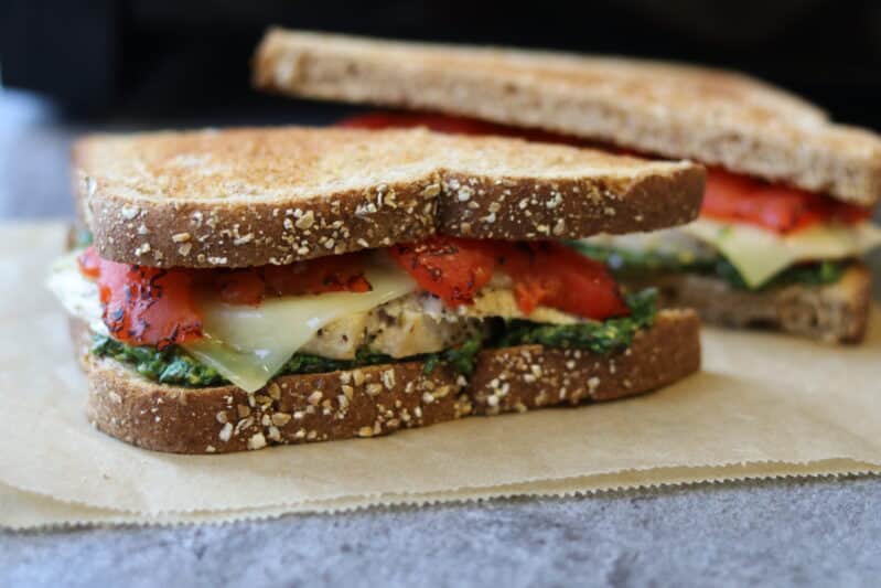 Grilled Pesto Chicken Sandwich