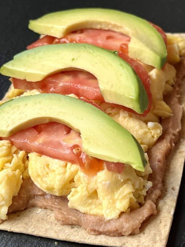 Black Bean Breakfast Flatbread