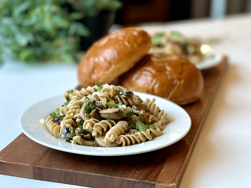 Sausage and Mushroom Rotini