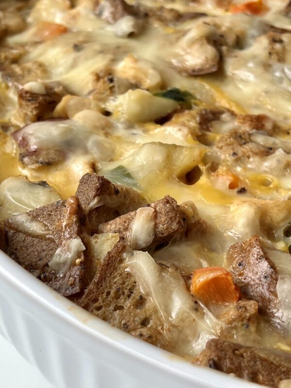 Thanksgiving Leftovers Breakfast Casserole