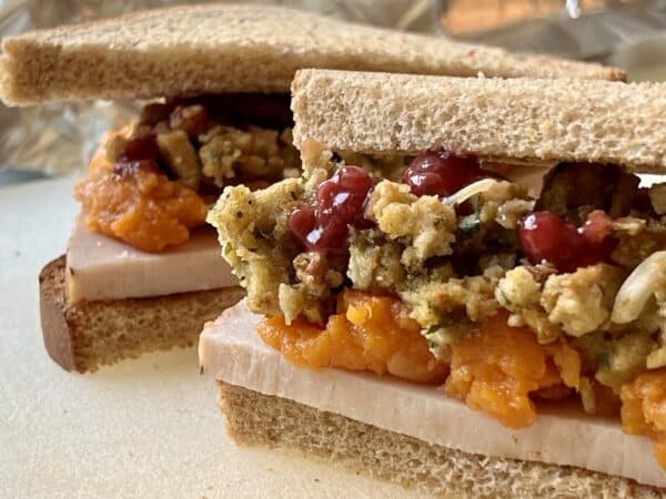Thanksgiving Leftover Sandwich