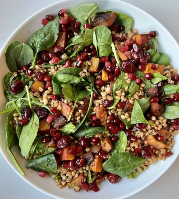 The Ultimate Fall Wheatberry Salad