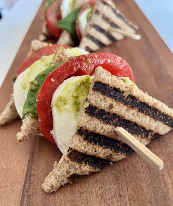 Whole Grain Caprese Sandwich Bites