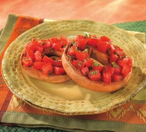 Bagel Bruschetta