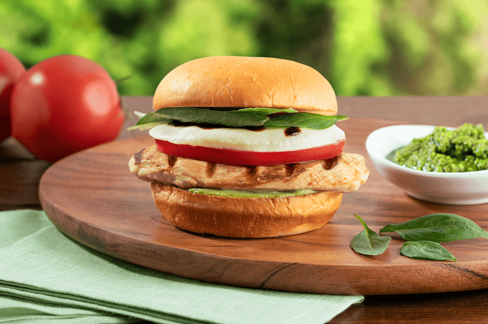 Caprese Grilled Chicken Sandwich